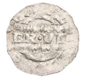 Денарий 1038-1057 года Графство Фрисландия — Бруно III — Фото №2