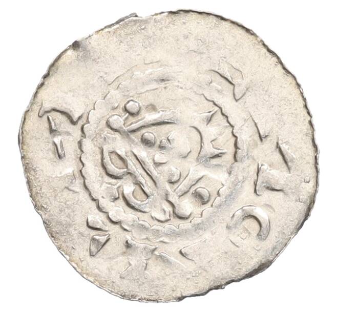 Монета Денарий 1059-1086 года Йевер — Герман (Артикул: K2-0819) — Фото №1