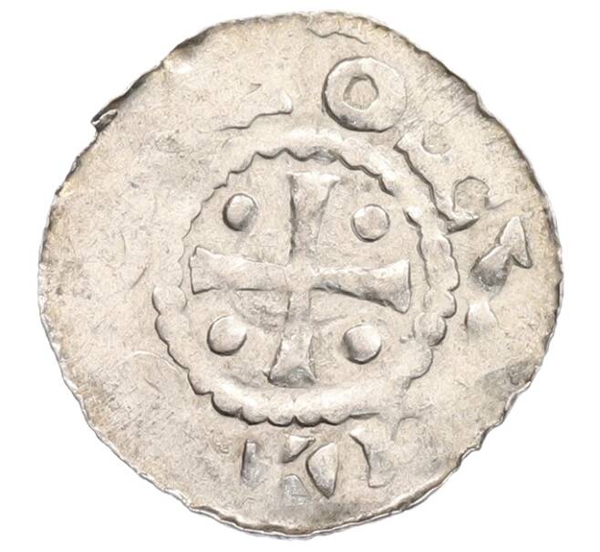 Монета Денарий 1059-1086 года Йевер — Герман (Артикул: K2-0819) — Фото №2