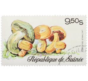 Почтовая марка 9.5 шиллингов 1977 года Гвинея «Рыжик сосновый» — Фото №1