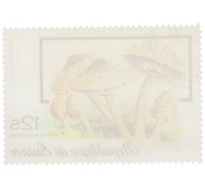 Почтовая марка 12 шиллингов 1977 года Гвинея «Гриб-зонтик пестрый» — Фото №2