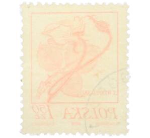 Почтовая марка 1.5 злотых 1974 года Польша «Станислав Выспяньски — Роза» — Фото №2