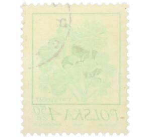 Почтовая марка 4.5 злотых 1974 года Польша «Станислав Выспяньски — Клевер» — Фото №2
