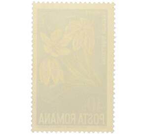 Почтовая марка 40 бани 1974 года Румыния «Дикие цветы — Рябчик горный» — Фото №2