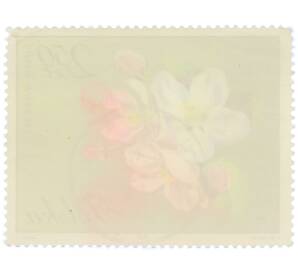 Почтовая марка 2.5 злотых 1972 года Польша «Цветы яблони лесной» — Фото №2