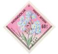 Почтовая марка 60 мунгу 1979 года Монголия «Цветы Монголии — Незабудка азиатская» (Артикул: K12-78896) — Фото №1