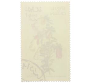 Марка 1 байз 1972 года Оман «Лириодендрон тюльпановый» — Фото №2