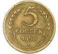Монета 5 копеек 1955 года (Артикул: K12-79031) — Фото №1