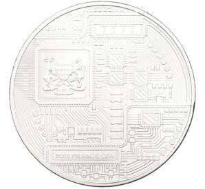 Монетовидный жетон 2020 года Чад «5000 франков — Litecoin (LTC)» — Фото №1