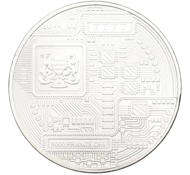 Монетовидный жетон 2020 года Чад «5000 франков — Litecoin (LTC)» (Артикул: T11-39915) — Фото №1