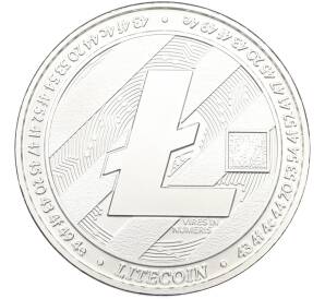 Монетовидный жетон 2020 года Чад «5000 франков — Litecoin (LTC)» — Фото №2