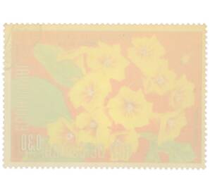 Почтовая марка 0.3 песеты 1976 года Экваториальная Гвинея «Охрана природы — Кордия желтая» — Фото №2