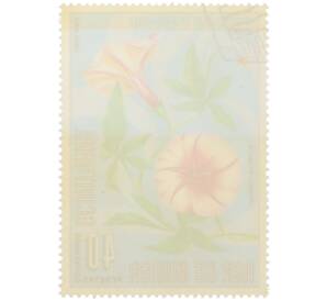 Почтовая марка 40 песет 1976 года Экваториальная Гвинея «Охрана природы — Ипомея пальчатая» — Фото №2