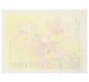 Почтовая марка 12 су 1979 года Вьетнам «Орхидея Цимбидиум гибридный» — Фото №2