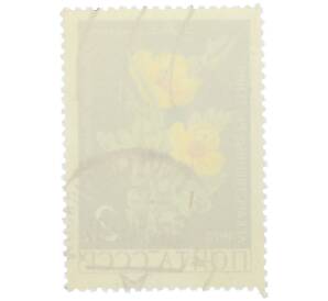 Почтовая марка 2 копейки 1972 года «Лекарственные растения — Мачек желтый» — Фото №2