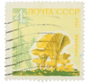 Почтовая марка 4 копейки 1964 года «Лисички» — Фото №1