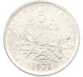 Монета 5 франков 1971 года Франция (Артикул: K10-12983) — Фото №1