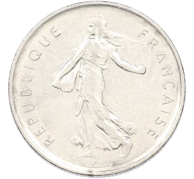 Монета 5 франков 1971 года Франция (Артикул: K10-12987) — Фото №2