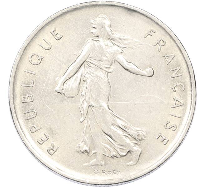 Монета 5 франков 1971 года Франция (Артикул: K10-12989) — Фото №2