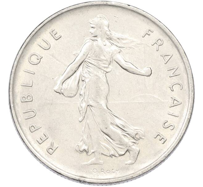 Монета 5 франков 1971 года Франция (Артикул: K10-12990) — Фото №2