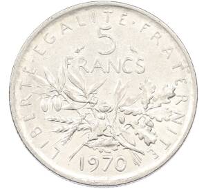 5 франков 1970 года Франция — Фото №1