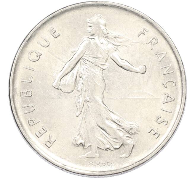 Монета 5 франков 1971 года Франция (Артикул: K10-13006) — Фото №2