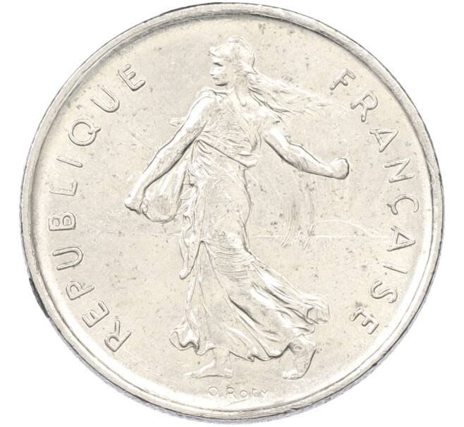 Монета 5 франков 1971 года Франция (Артикул: K10-13008) — Фото №2