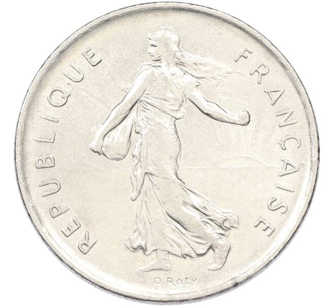 Монета 5 франков 1971 года Франция (Артикул: K10-13010) — Фото №2