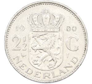 2 1/2 гульдена 1980 года Нидерланды — Фото №1