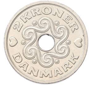 2 кроны 1996 года Дания — Фото №1