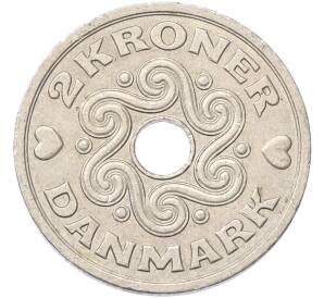2 кроны 1993 года Дания — Фото №1