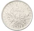 Монета 5 франков 1971 года Франция (Артикул: K10-13033) — Фото №1