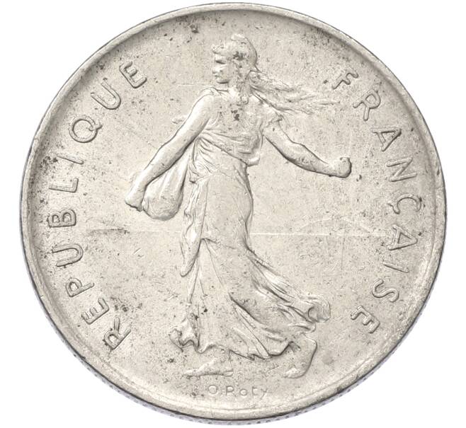 Монета 5 франков 1971 года Франция (Артикул: K10-13033) — Фото №2
