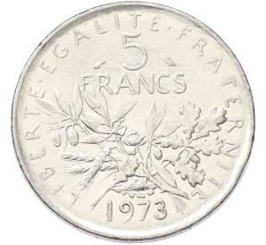 5 франков 1973 года Франция — Фото №1