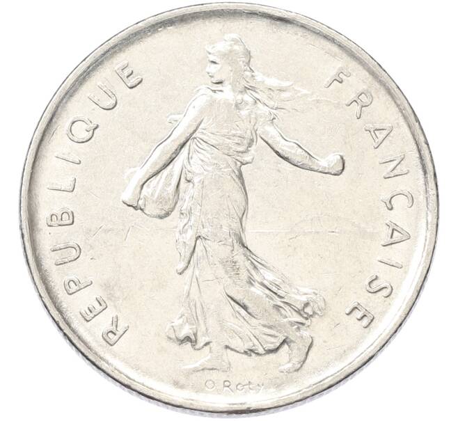 Монета 5 франков 1971 года Франция (Артикул: K10-13039) — Фото №2