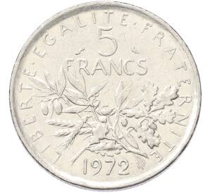 5 франков 1972 года Франция — Фото №1