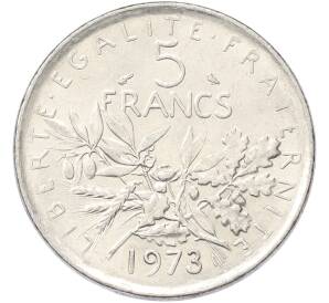 5 франков 1973 года Франция — Фото №1
