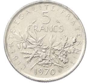 5 франков 1970 года Франция — Фото №1
