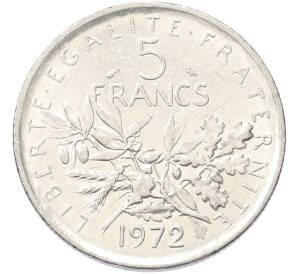 5 франков 1972 года Франция — Фото №1
