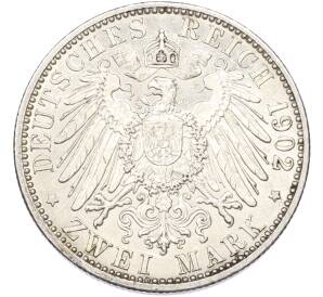 2 марки 1902 года Германия (Баден) «50 лет правлению Фридриха I» — Фото №2