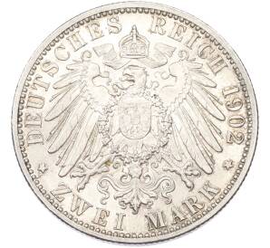2 марки 1902 года Германия (Баден) «50 лет правлению Фридриха I» — Фото №2