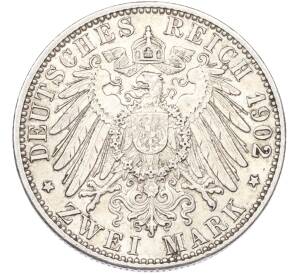 2 марки 1902 года Германия (Баден) «50 лет правлению Фридриха I» — Фото №2