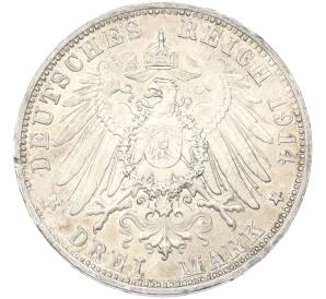 3 марки 1914 года D Германия (Бавария) — Фото №2