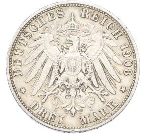 3 марки 1908 года D Германия (Бавария) — Фото №2