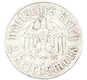2 рейхсмарки 1933 года A Германия «450 лет со дня рождения Мартина Лютера» — Фото №2