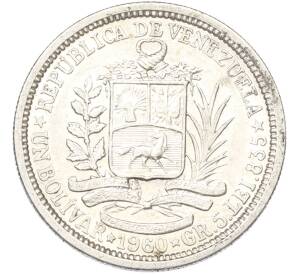 1 боливар 1960 года Венесуэла — Фото №1