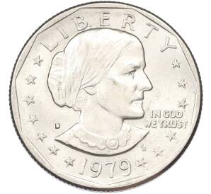 1 доллар 1979 года D США «Сьюзен Энтони» — Фото №1