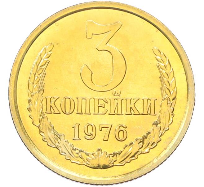 Монета 3 копейки 1976 года (Артикул: K10-13132) — Фото №1