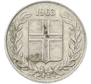 25 эре 1963 года Исландия — Фото №2