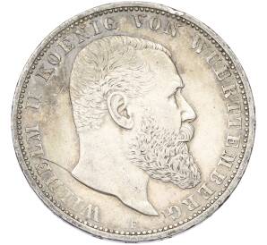 5 марок 1907 года F Германия (Вюртемберг) — Фото №1